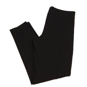 HUE Black Flat Front Pull On Pants